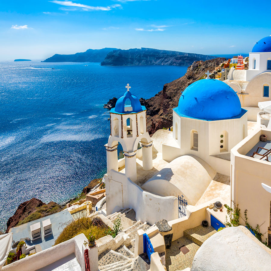 image card greece destination