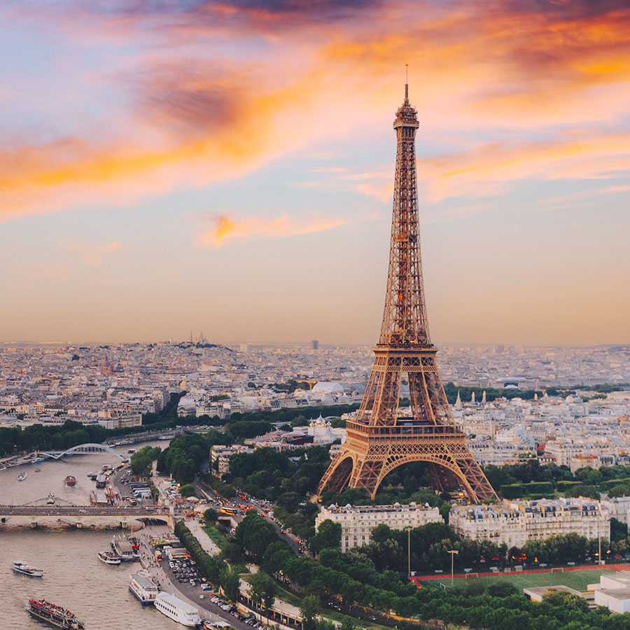 image card paris destination