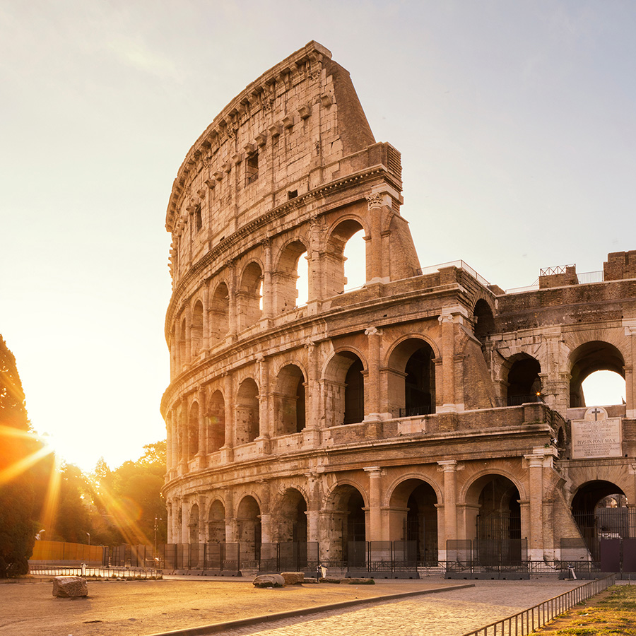 image card rome destination